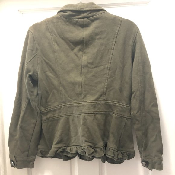 Utility Jacket with Ruffles - Picture 8 of 8